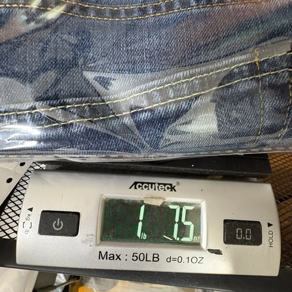 Levi's 505 Jeans Men 32x28.5 Blue‎ Straight Distressed Faded Streetwear Workwear